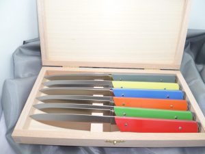 Funnydin Couteaux, ensemble de 12 couteaux de table, 8.3, couteaux en  acier inoxydable de qualité, passe au lave-vaisselle, couteaux de table  dans la